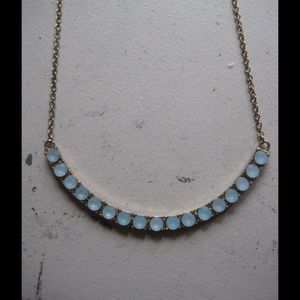 Delicate half moon necklace