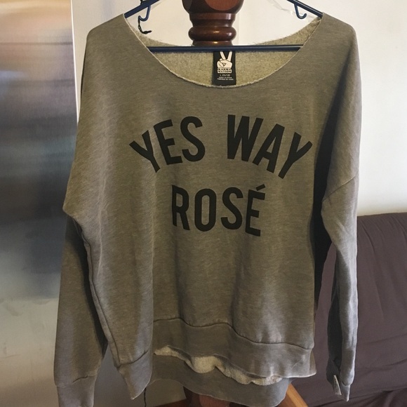 Yes Way Rose crew neck sweater