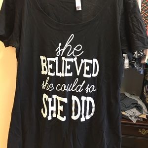 NWOT She Believed Tee