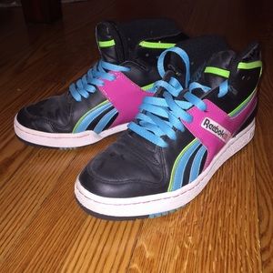 Neon Reebok Hightops