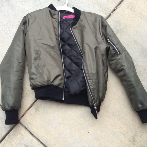 Boo hoo bomber jacket