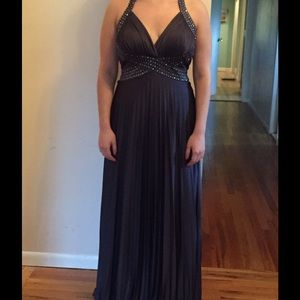 Prom/bridesmaid dress - Pewter color