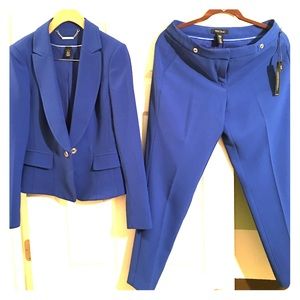 White House Black Market Royal Blue Pants Suit