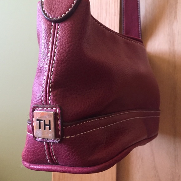 Authentic Maroon Tommy Hilfiger Handbag