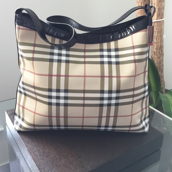 Burberry Handbags - Authentic Burberry canvas handbag