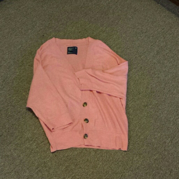 American Eagle pink Cardigan