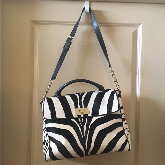 kate spade zebra calf-hair Nadine
