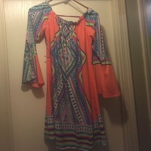Boutique tribal Aztec dress NWT medium