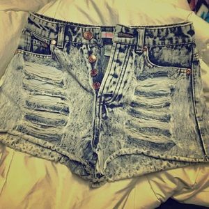 High waisted Jean shorts!!!