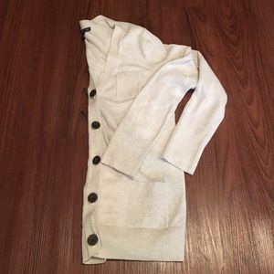 Cream colored button down sweater