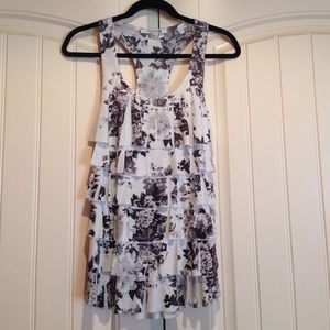 Forever 21 Flapper Inspired Top (Black&White)