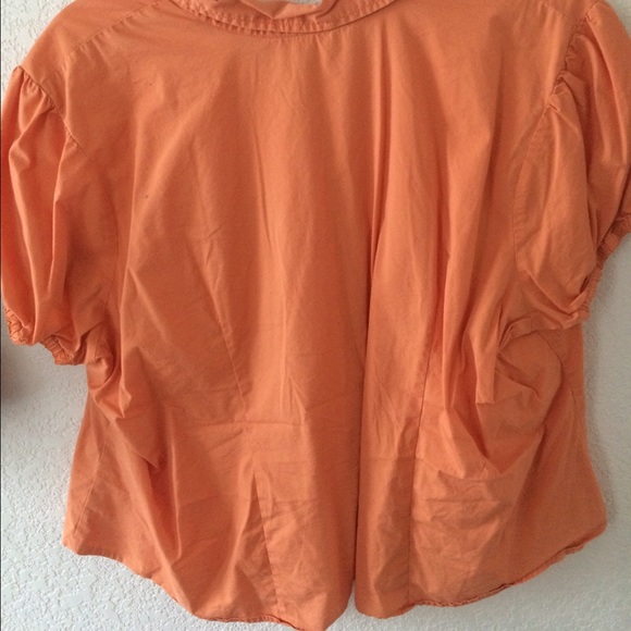 Orange collared button down - Picture 2 of 3