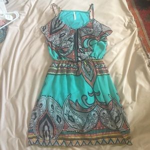 Boutique bohemian dress... Never worm. Medium
