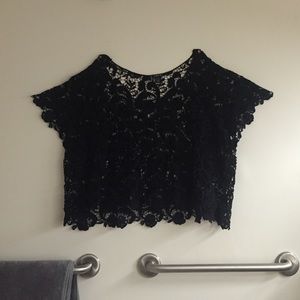 Lace crop top