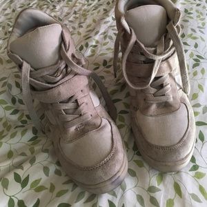 High Top Wedge Sneakers