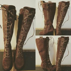 Lace up boots