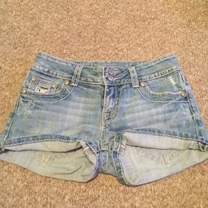 Light wash Jean, MISS ME shorts!!!