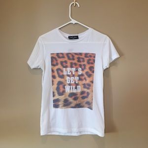 "Let's Get Wild" cotton tee