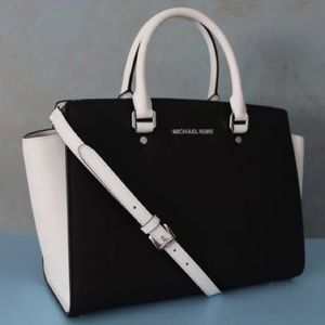 Michael Kors Selma Quilted Colorblock Bag