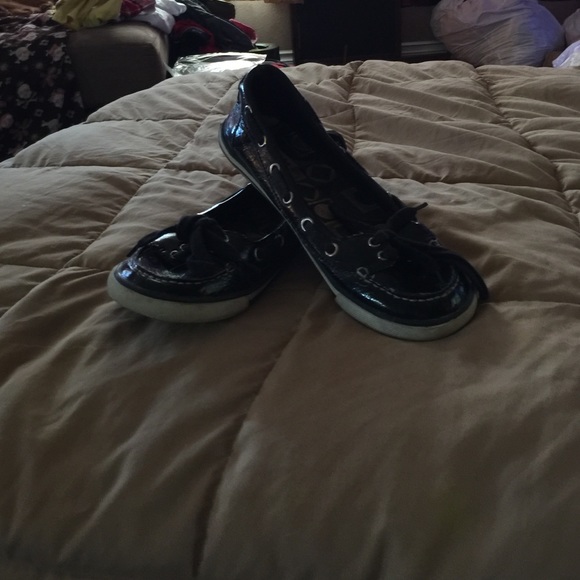 💕REDUCED💕Zigo Soho black tie up flats 8.5