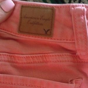 Peach/coral  color jeggins