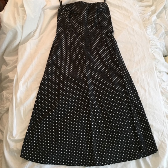 New York & Co 💖 strapless Polka Dot Dress