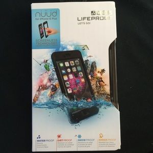 Black Nüüd LifeProof iPhone 6 Plus Phone Case
