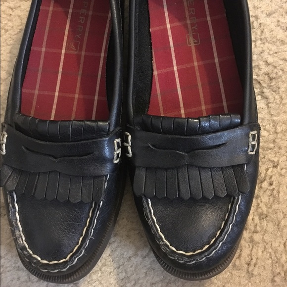 Sperry Penny loafers black only wore once
