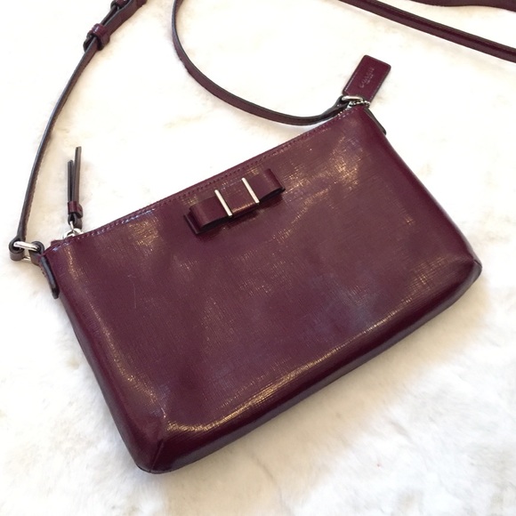 Coach Bags Nwot Coach Burgundy Crossbody Bag Poshmark