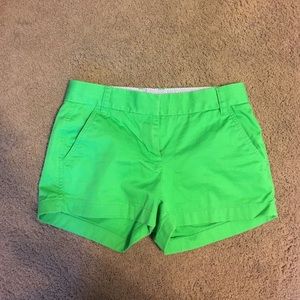 Kelly Green JCrew Chino Shorts!