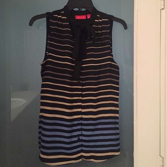 Neck-tied tank top - Picture 1 of 3