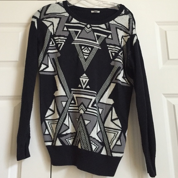 Black and White Sweater