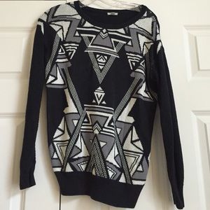 Black and White Sweater