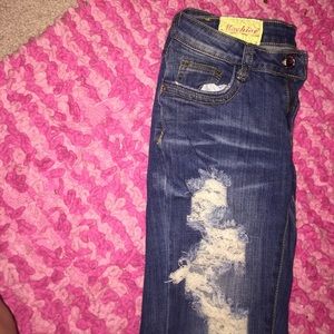 Skinny holy jeans. Worn once!