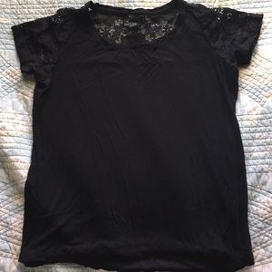 Black Lace Forever 21 Top