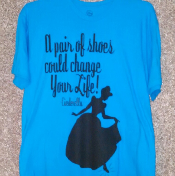 1X Shoes  life change Cinderella tshirt