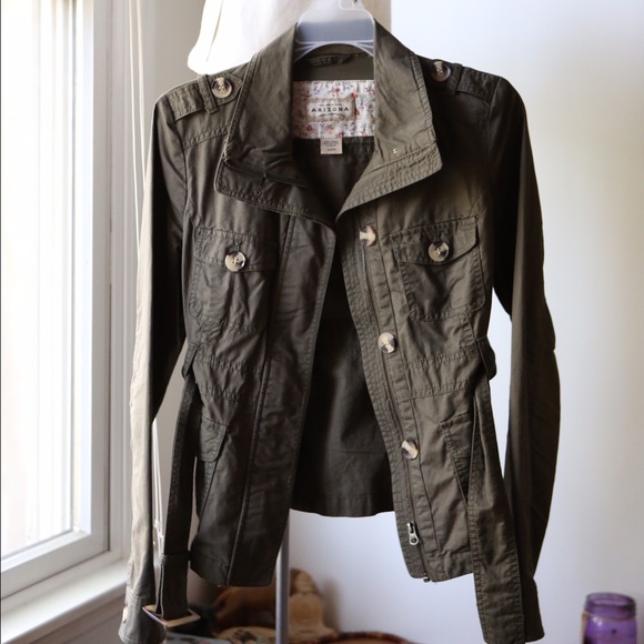 NWOT Arizona Army Green Jacket