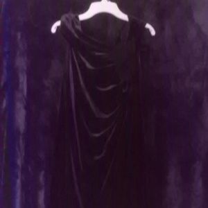 Royal purple velour dress