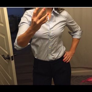 Banana Republic blue button down.