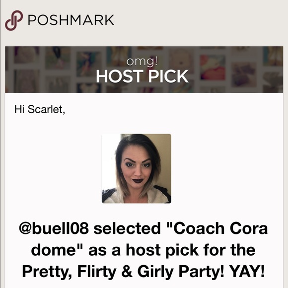 🎉Pretty,Flirty& Girly 🌺 HP🎉Coach Cora dome - Picture 4 of 8