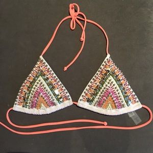 Victoria's Secret Beaded Bikini Top