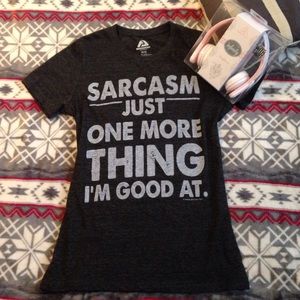 Gray "Sarcasm" Tee😂