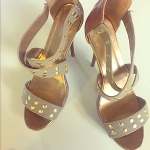 Green Studded sandals