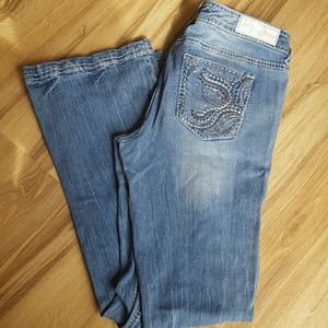 Ariya distressed boot cut jeans size 11/12
