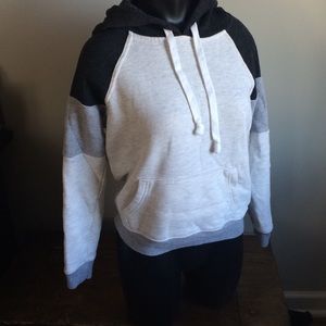 AE color block hoodie