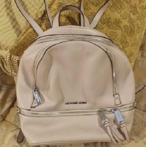 MICHAEL KORS leather back pack new!