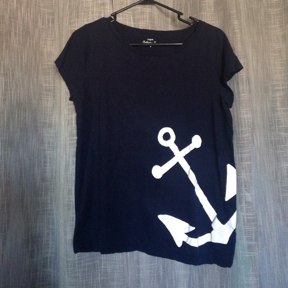 J. Crew anchor tee