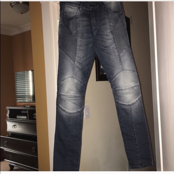 Authentic Balmain biker jeans size 32 - Picture 4 of 4
