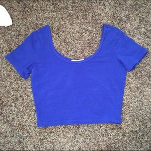 Forever 21 Crop top Blue