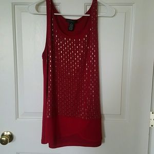 Tank top style dress shirt